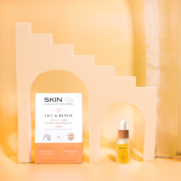 Bộ Kit Skin O2 Plus C Serum + Free Peptide Mask