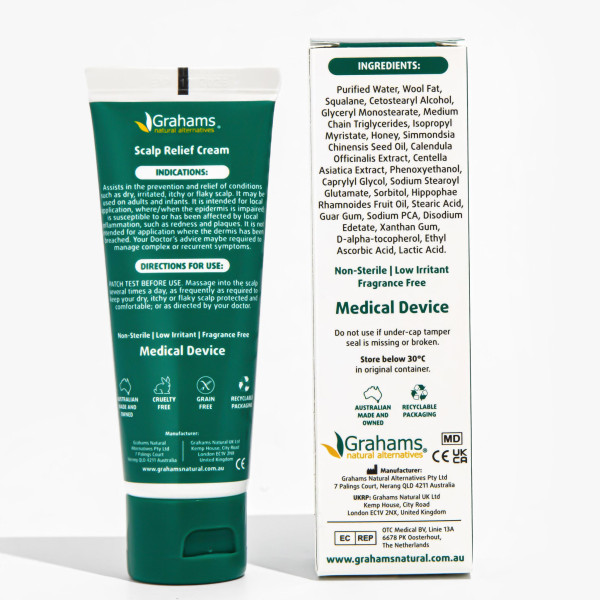 Kem làm dịu da đầu Grahams (Grahams Scalp Relief Cream)