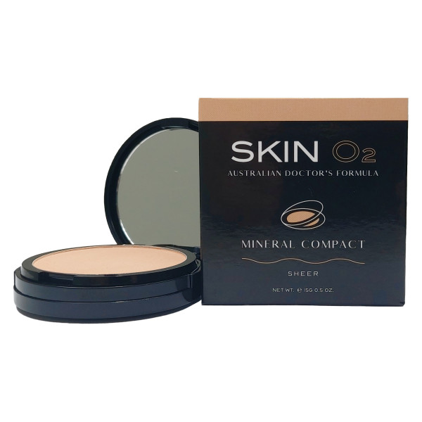 Phấn nén Skin O2 Mineral Foundation Compact 50+ SPF - Sheer 50+